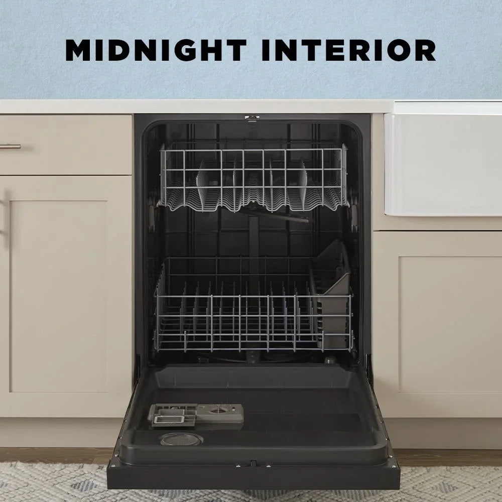 Amana ADFS2524RS 59 dBA Stainless Front Control Dishwasher