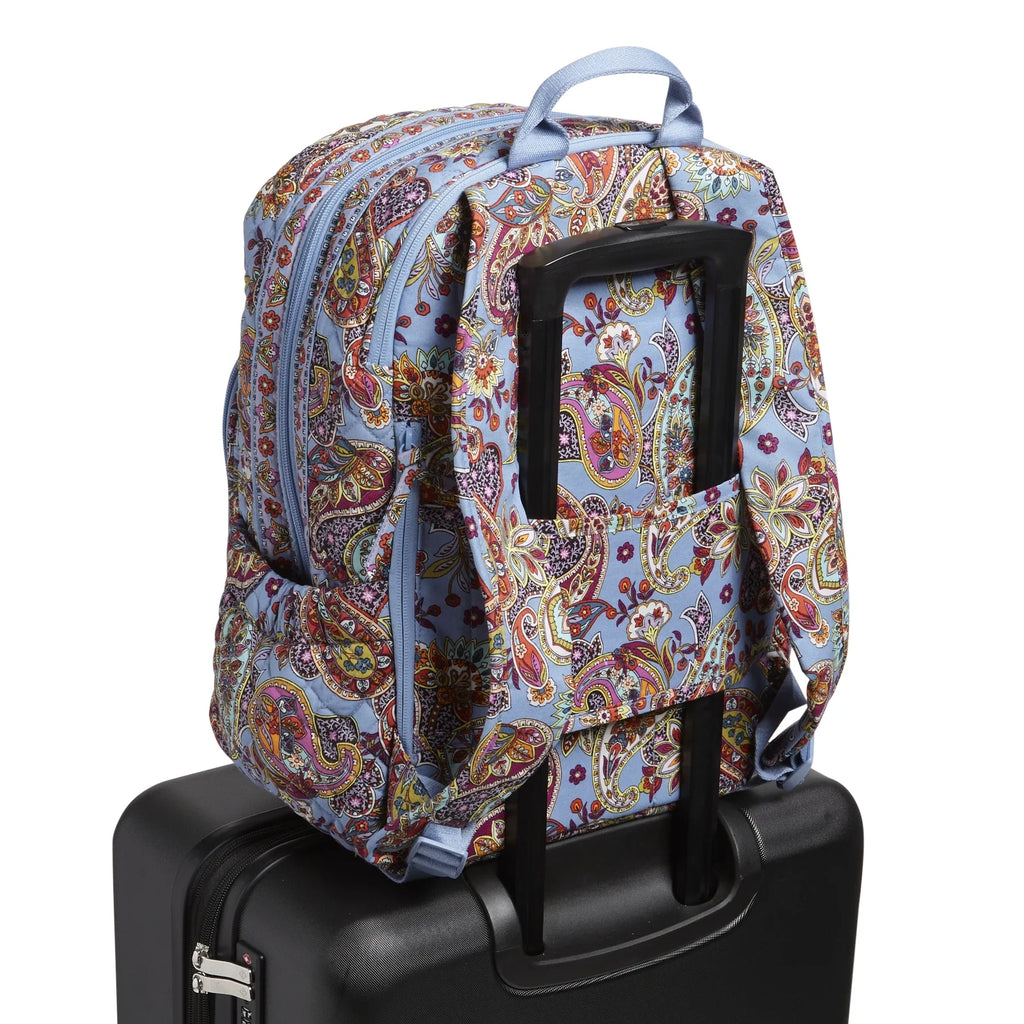 Vera Bradley Women's Cotton Campus Backpack Provence Paisley