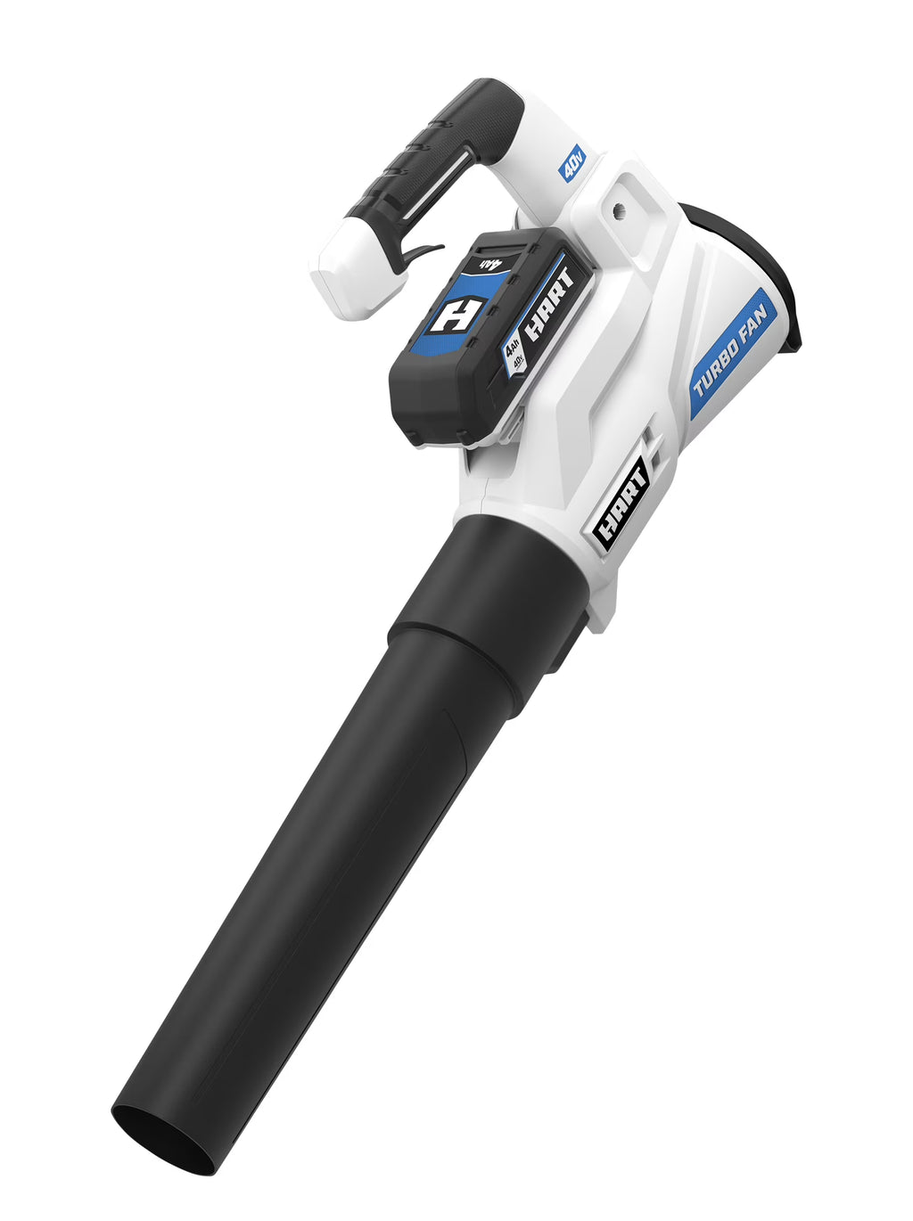 HART 40V 120 MPH at 450 CFM Cordless Axial Leaf Blower Kit, (1) 4.0Ah Lithium-Ion Battery