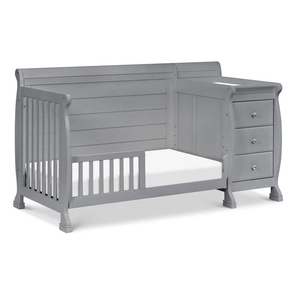 DaVinci Kalani 4-in-1 Convertible Crib & Changer in Grey