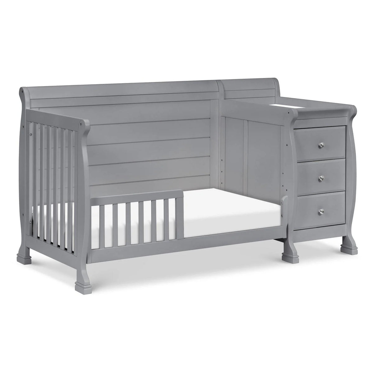 DaVinci Kalani 4-in-1 Convertible Crib & Changer in Grey