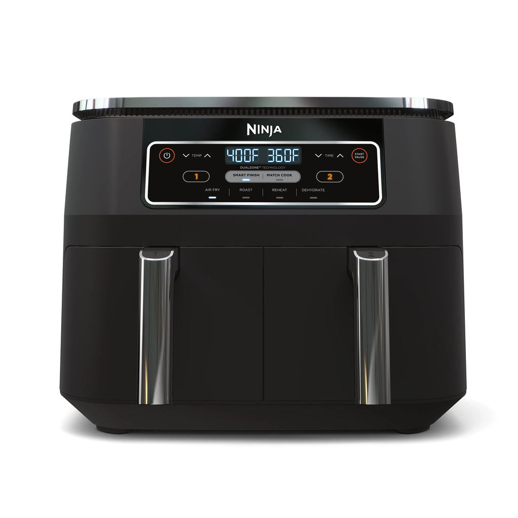 Restored Ninja Foodi DZ100 4in1, 8qt., 2Basket Air Fryer with DualZone Technology (Refurbished)