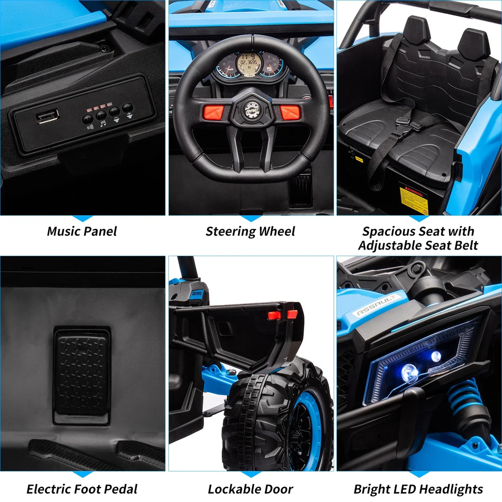 EastVita Ride on UTV Car, 24V Ride on Car