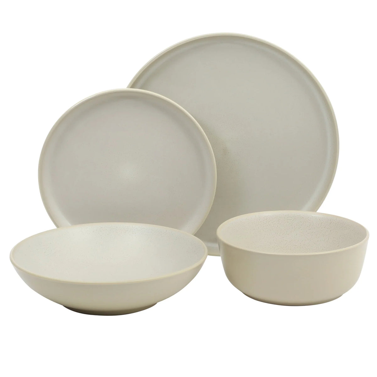 Gibson Elite Tribeca Loft 16-Piece Dinnerware Set - Service for 4 - Matte Blue