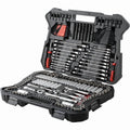 Tool Box 303-Piece Mechanics Tool Set and Socket Set, Professional, SAE/Metric
