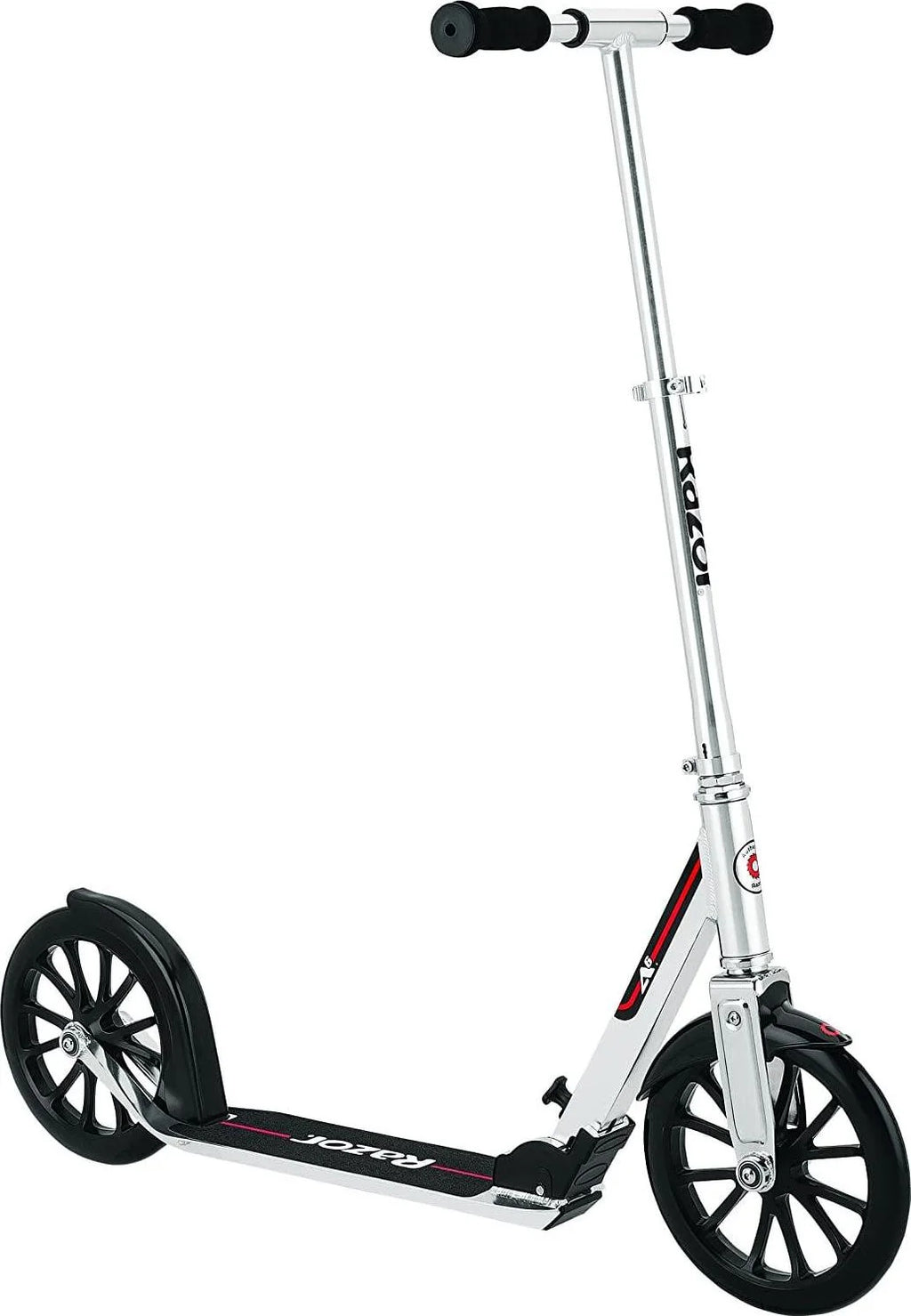 Razor A6 Kick Scooter - 10″ Wheels. Anodized Aluminum. Foldable. Lightweight. for Teen & Adult