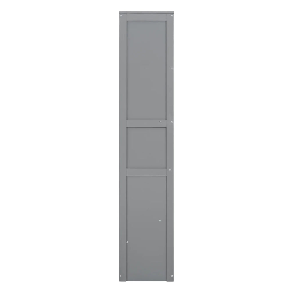 Harper & Bright Designs Full Size Murphy Bed with Shelves, Foldable Wall Bedframe w/Flexible Slats Support, Space-Saving Design, Can Be Folded Into Cabinet, White
