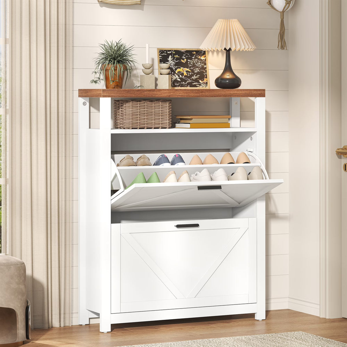 72" Kitchen Pantry Storage Cabinet, White Tall Pantry Cabinets With Drawer And Adjustable Shelves, Kitchen"Buffet Cupboards Pantry Organizers For Home Office Use