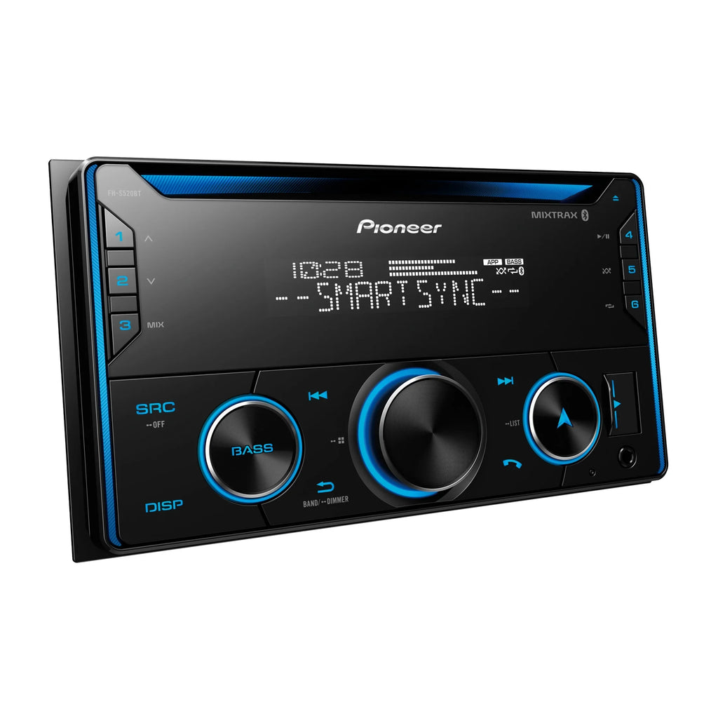 Pioneer FH-S520BT CD Audio Receiver with Enhanced Audio Functions, Pioneer Smart Sync App Compatibil