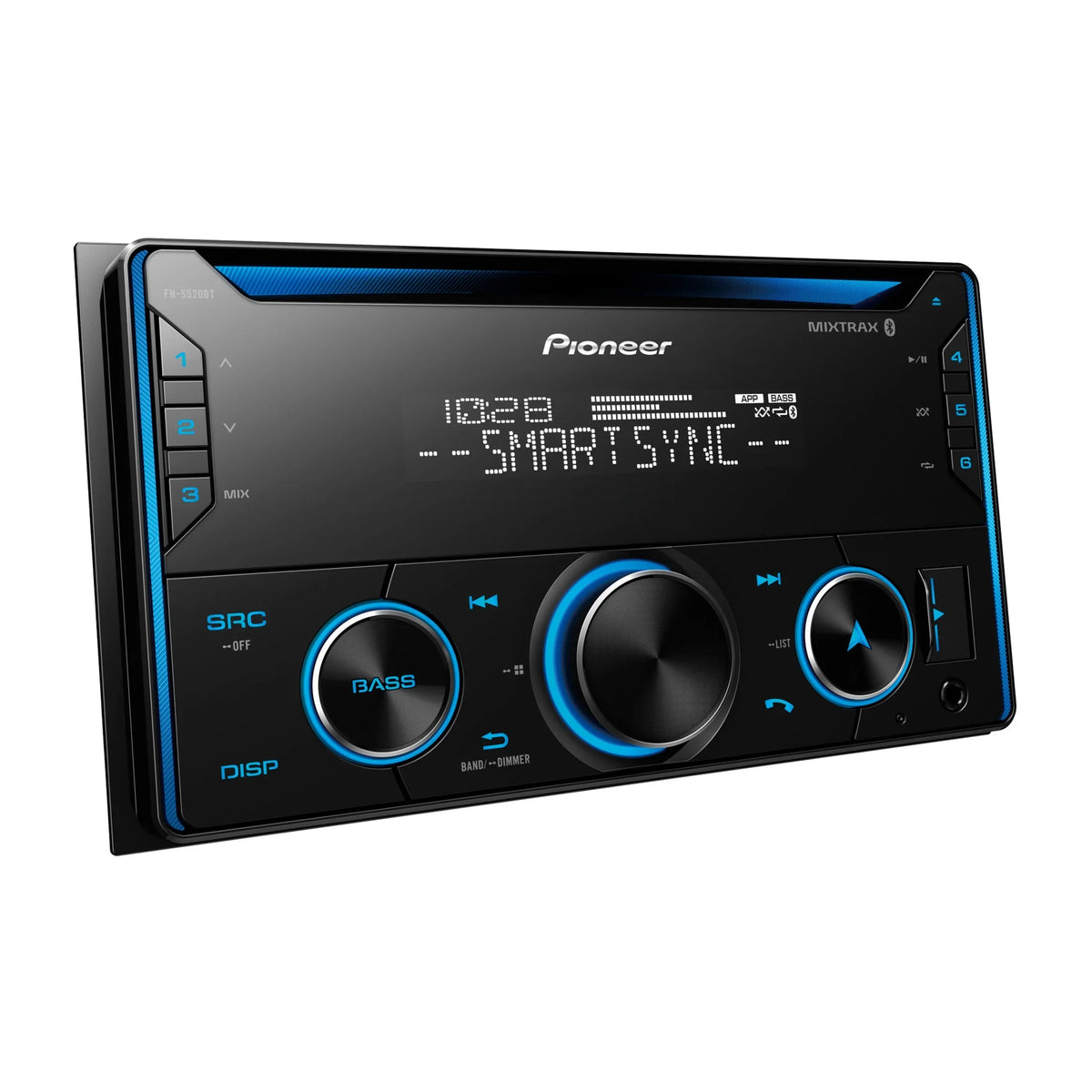 Pioneer FH-S520BT CD Audio Receiver with Enhanced Audio Functions, Pioneer Smart Sync App Compatibil