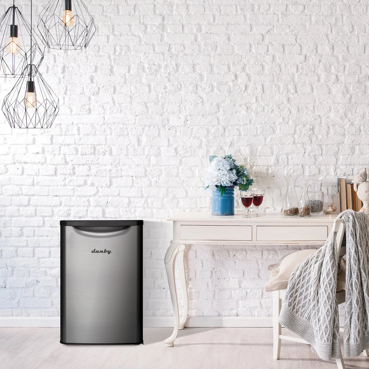 Danby 2.6 cu. ft. Compact Fridge in Stainless Steel (DAR026A2BSLDB)
