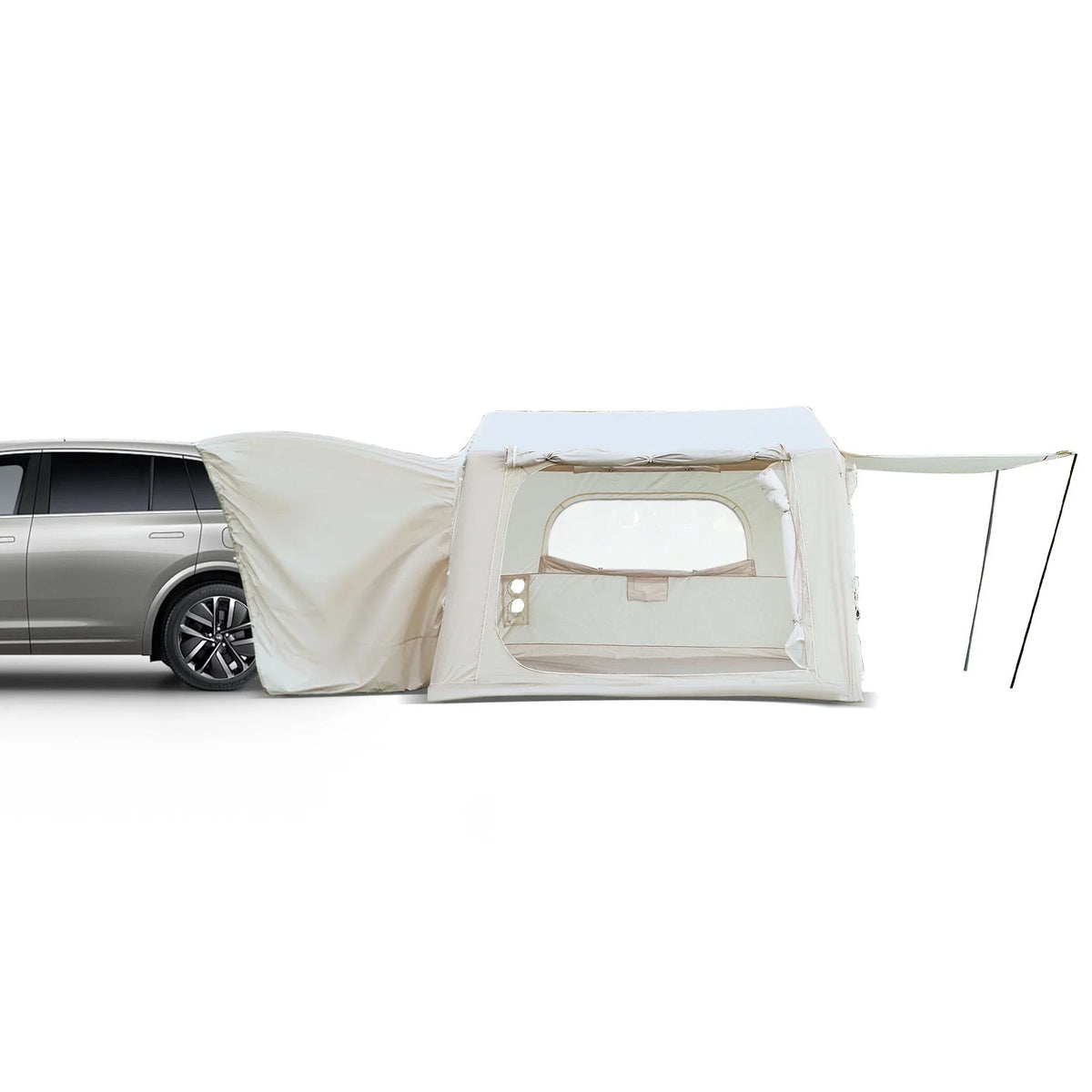 CQSXDA Easy Setup Inflatable SUV Tent in Waterproof Oxford Fabric for 4 Season Camping - Accommodates 6 to 8 People
