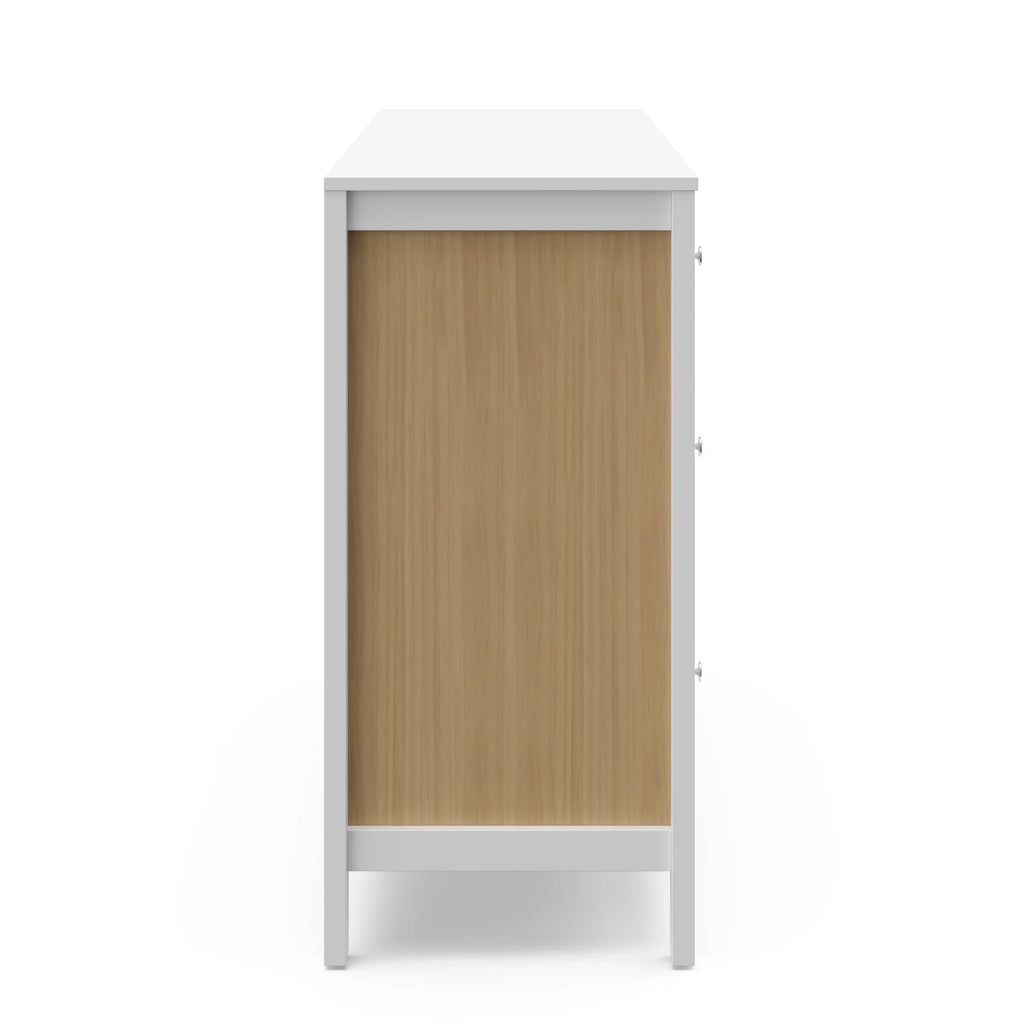 Storkcraft Horizon 6 Drawer Nursery Double Dresser, Driftwood