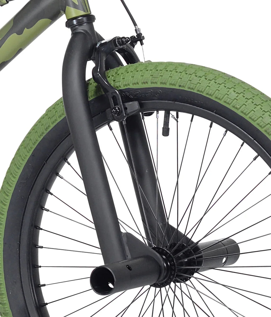 20" Kent Incognito BMX Kids Bicycle, Child Ages 7-13 Years, Green Camouflage