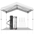 Zimtown Canopy 10x10 Pop Up Canopy Waterproof Canopy Tent Straight Leg Pop Up Tent