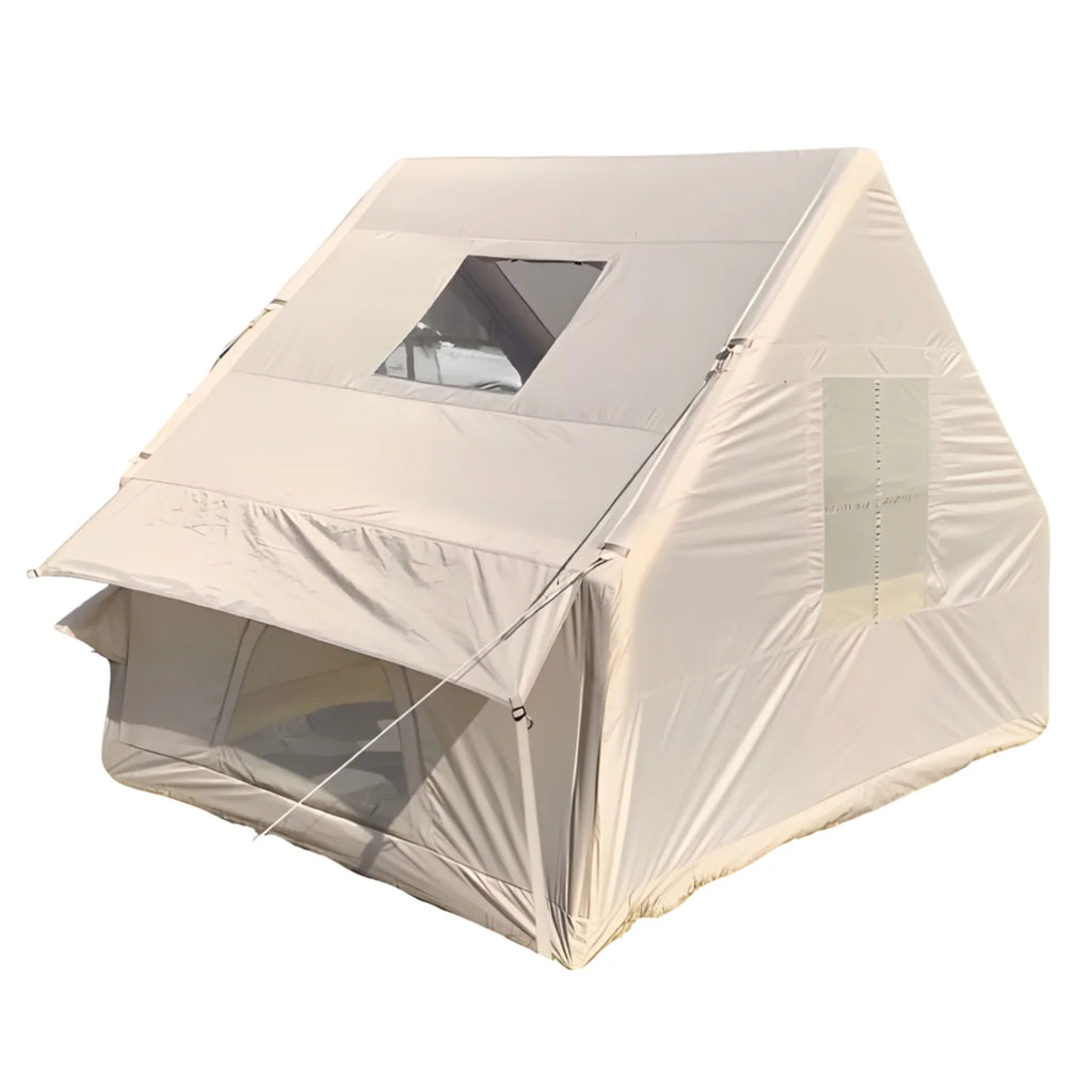 Inflatable Tent for Camping,1-6 Person Blow-up Air Tent,Easy Setup Waterproof Windproof Cabin Tent,4 Seasons Family Glamping Tent House