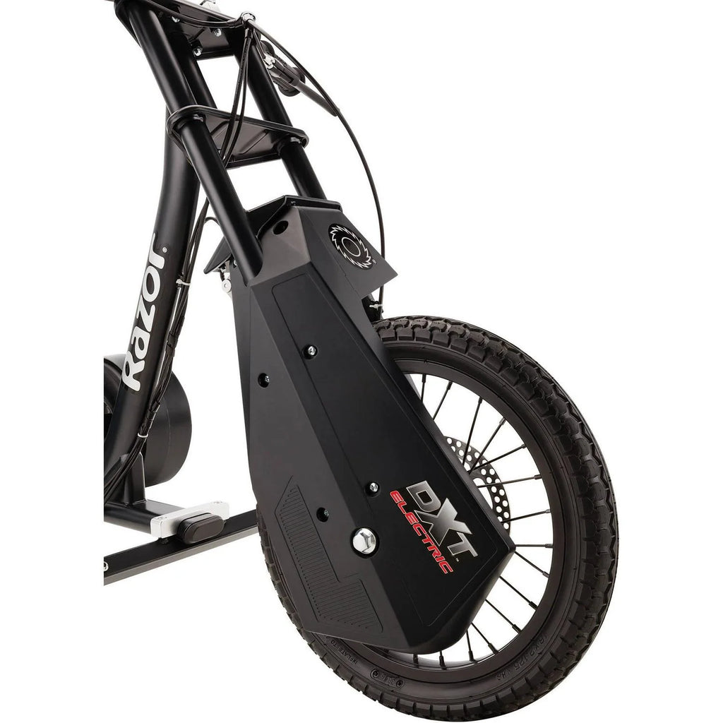 Razor DXT Electric Drift Trike- Black. 36V Powered Ride-On with Adjustable Seat and Variable Speed