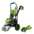 Greenworks 60V Hybrid 1800 PSI 1.2 GPM Cold Water Pressure Washer with (2) 4Ah Batteries & Charger 5129102