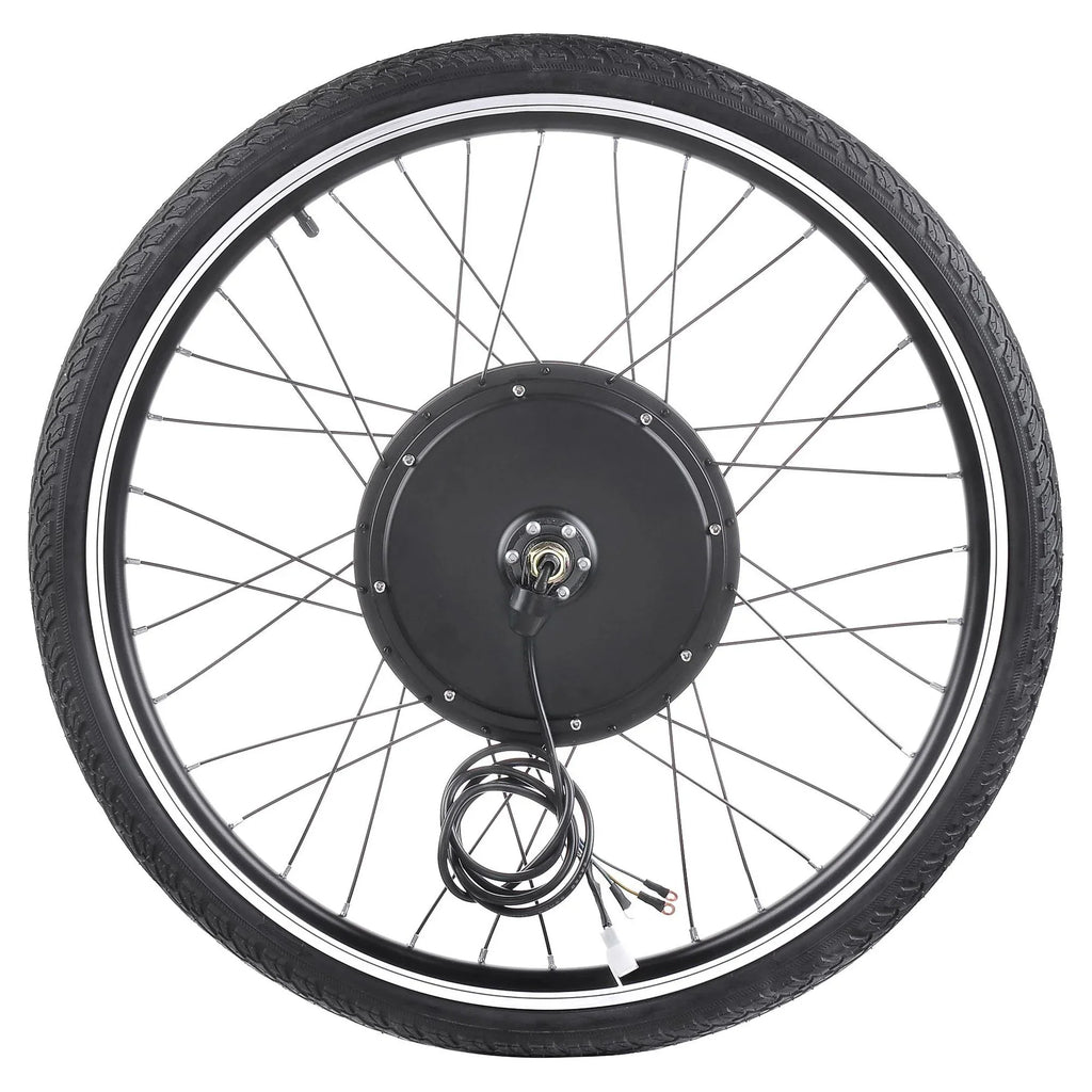 Yescom Electric Bike Conversion Kit 48V 1000W 26" Front Wheel E-Bike Conversion Kit Dual Mode Controller