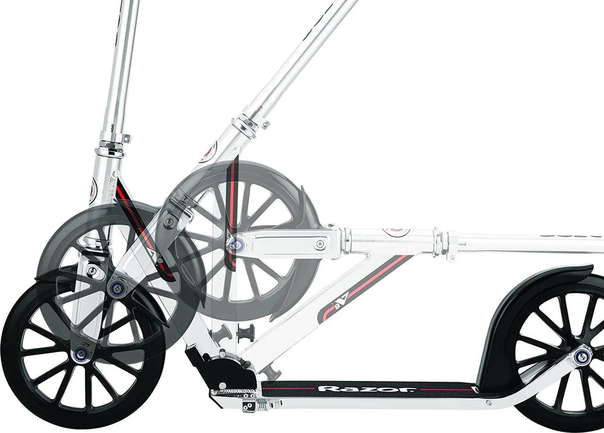 Razor A6 Kick Scooter - 10″ Wheels. Anodized Aluminum. Foldable. Lightweight. for Teen & Adult