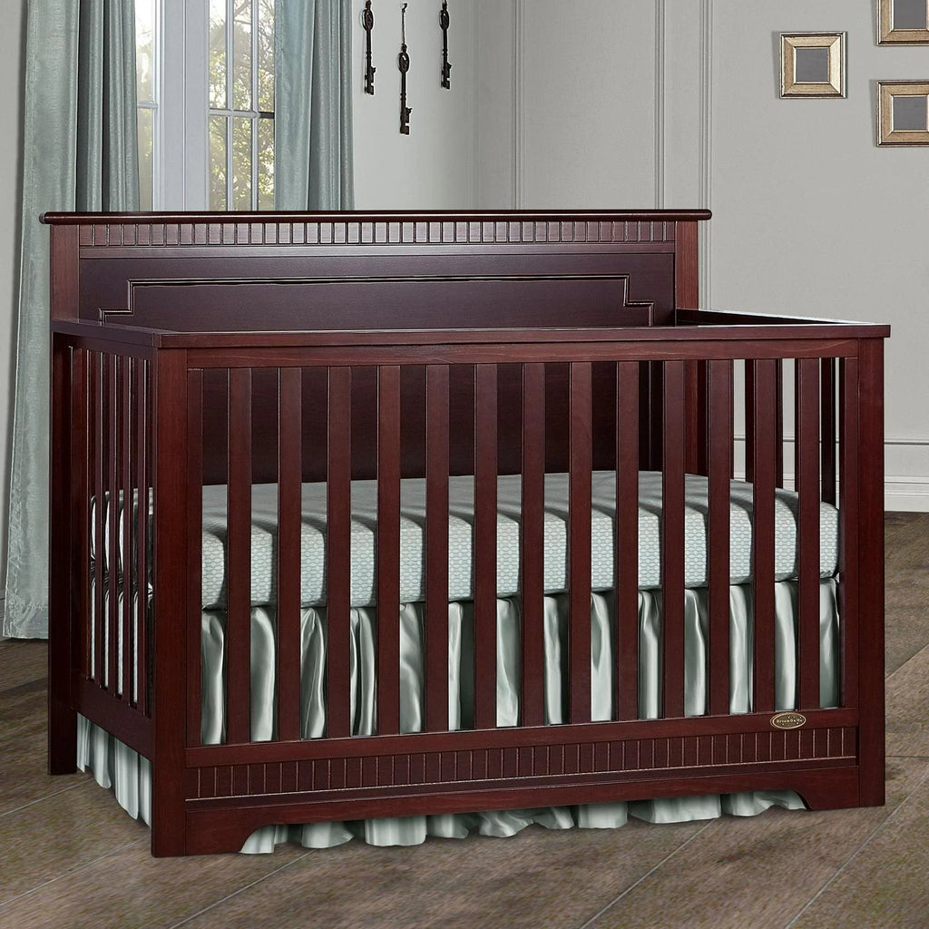 Dream On Me Morgan 5-in-1 Convertible Crib. Cherry