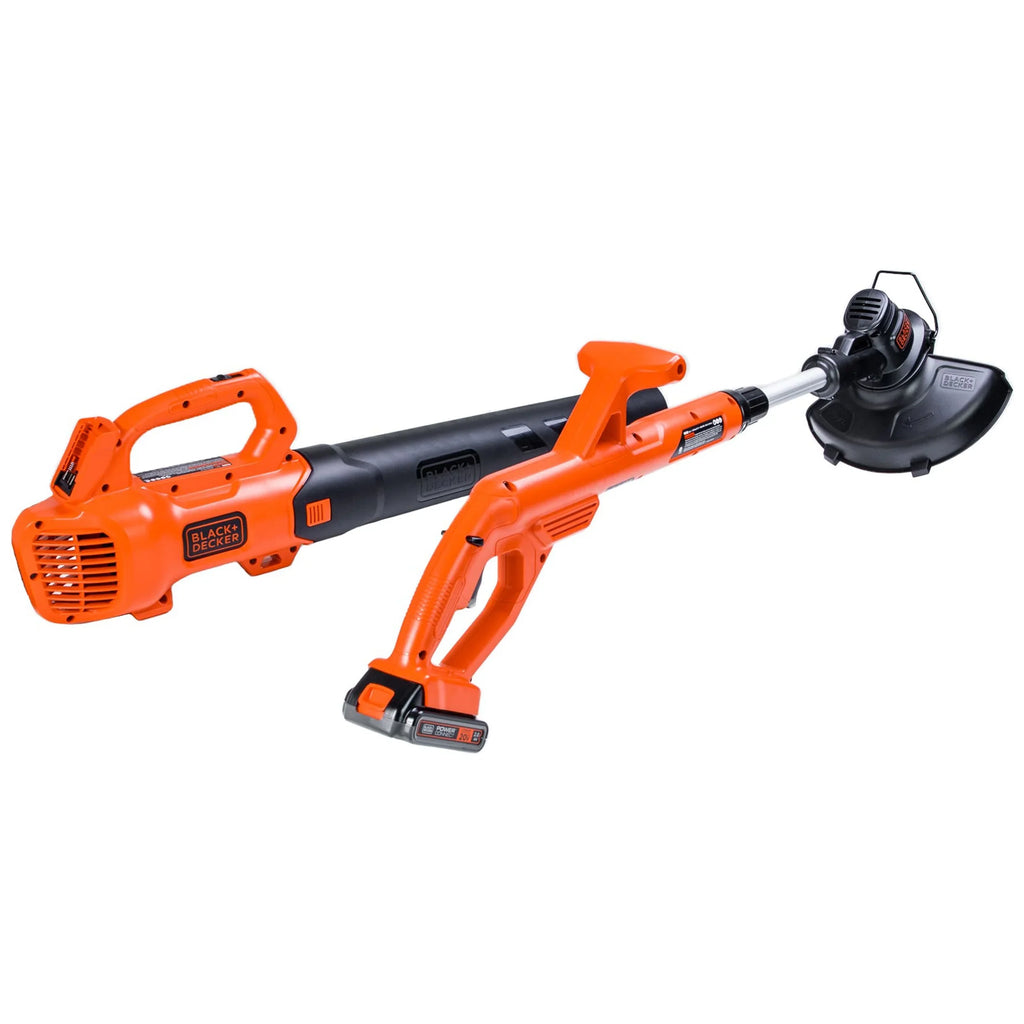 BLACK+DECKER 20V MAX* Leaf Blower and String Trimmer Combo Kit, (BCK279D2)
