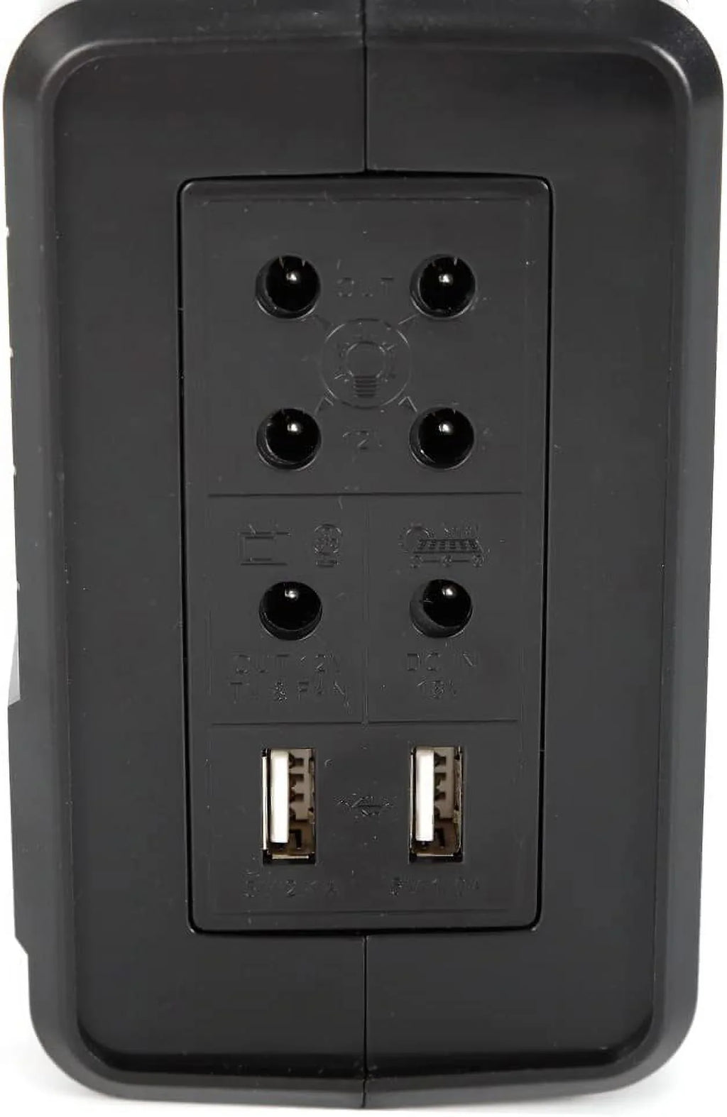 Solar Panel Power Generator Kit, Portable Battery Pack Power Station w/ 4 Bulbs, Emergency Power Supply System