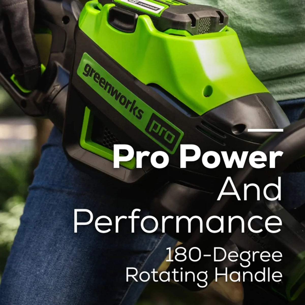 Greenworks 80V 26" Brushless Hedge Trimmer with (1) 2Ah Battery & 4Ah Charger 2203902
