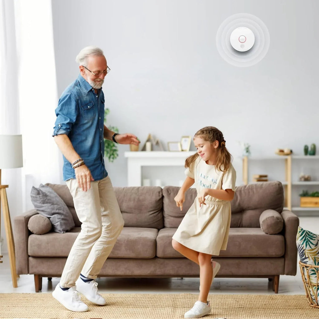 SITERWELL Smoke Detector, 10 Year Product Life Fire Alarm with Magnetic Fastening Kit, Smoke Alarm with Photoelectric Sensor, Low Battery Warning Function for House, ETL-9th Listed, GS509A, 12 Pack