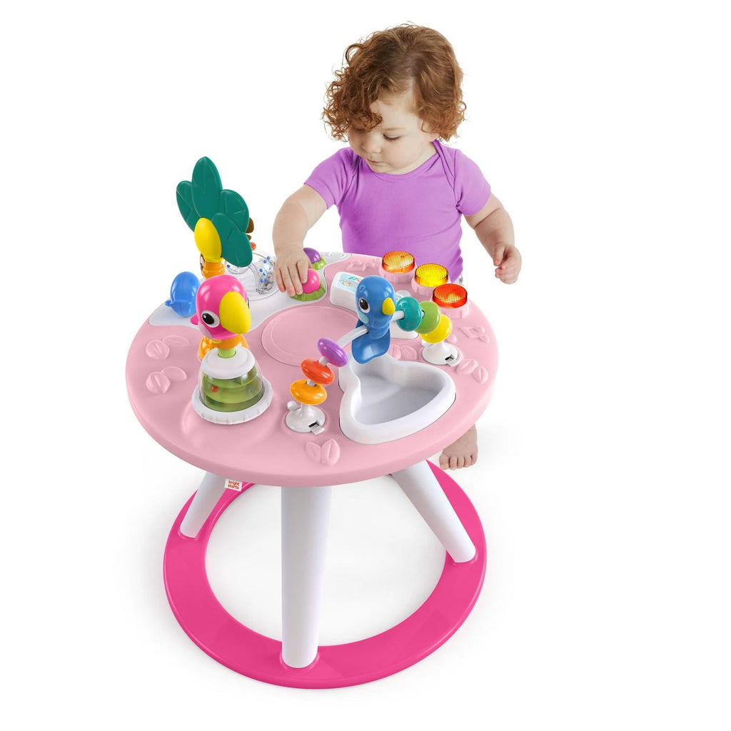 Bright Starts Around We Go 2-in-1 Walk-Around Baby Activity Center & Table. Tropic Coral. Age 6 Months+
