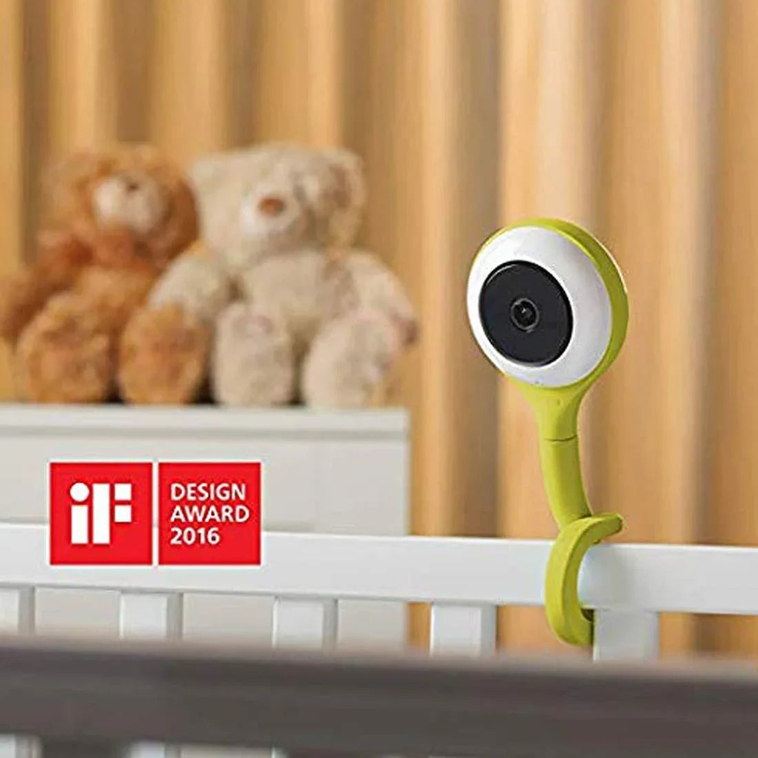 Lollipop Baby Monitor Pistachio Smart WiFi Camera with True Cry Detection Breathing & Sleep Tracking