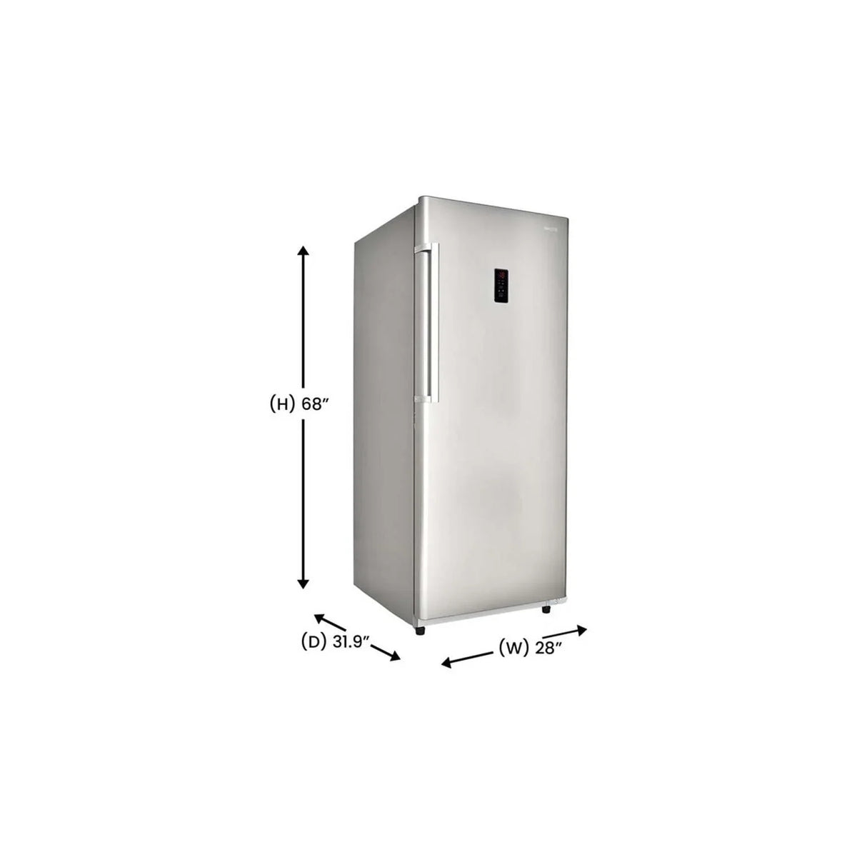 Conserv 17 cu. ft Convertible Upright Freezer/Refrigerator in Stainless