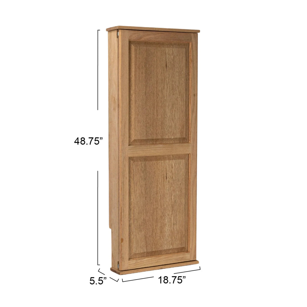 Household Essentials Iron a. n Fold Wall Ironing Board Cabinet, Built-In Ironing Board, Sturdy MDF, Melamine Cabinet, 7 Height Settings, Mounts Securely to Wall, Includes Pad with Cover, White