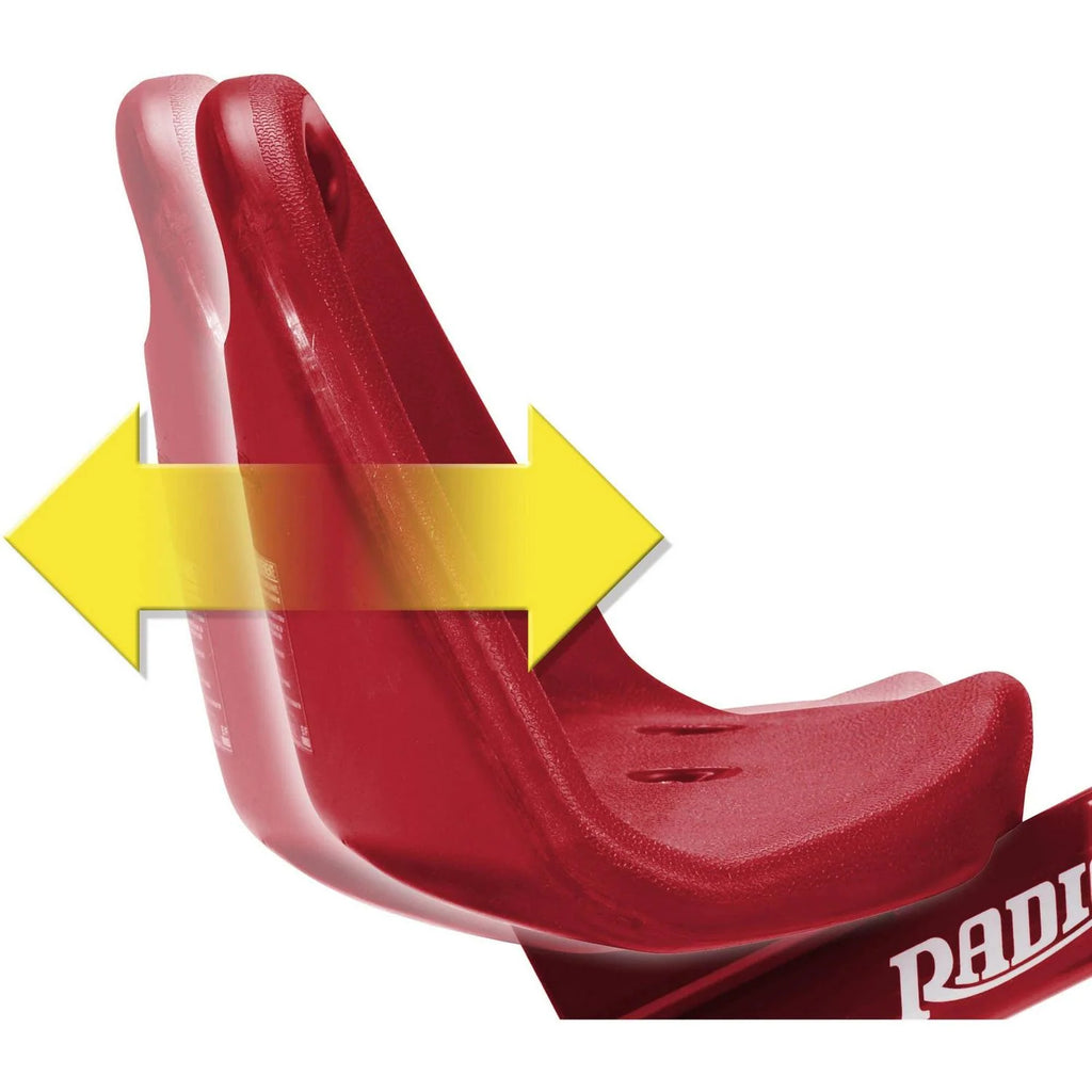 Radio Flyer Deluxe Steer & Stroll Tricycle with Parent Push Handle and Adjustable Seat for Ages 2 to 5 Years