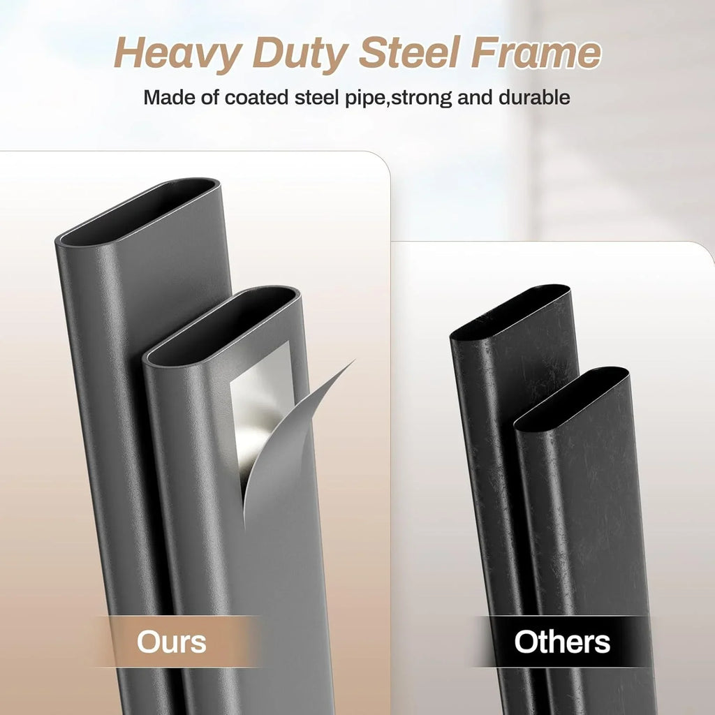 LAZY BUDDY Patio Chairs Set of 4, Stackable Outdoor Dining Chairs, Heavy Duty Breathable Chairs for Backyard, Garden, Lawn 330lbs