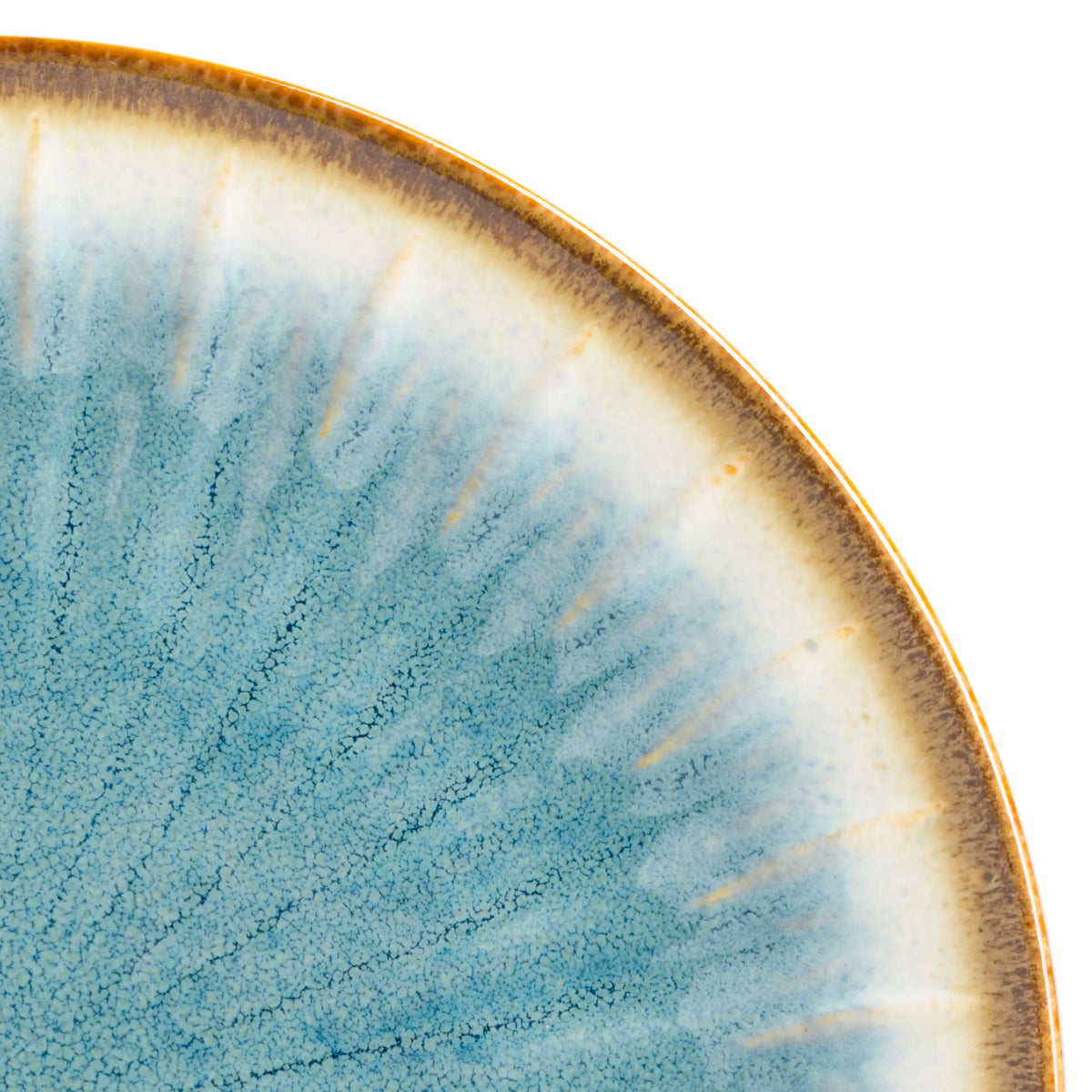 Gibson Elite Mayfair Bay 16 Piece Double Bowl Embossed Reactive Dinnerware a. Blue