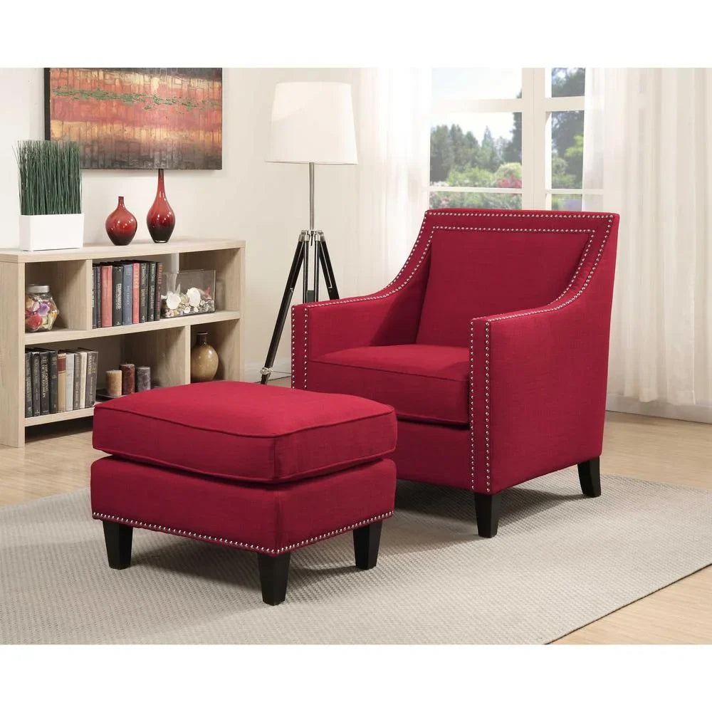 Picket House Emery Ottoman Heirloom Charcoal
