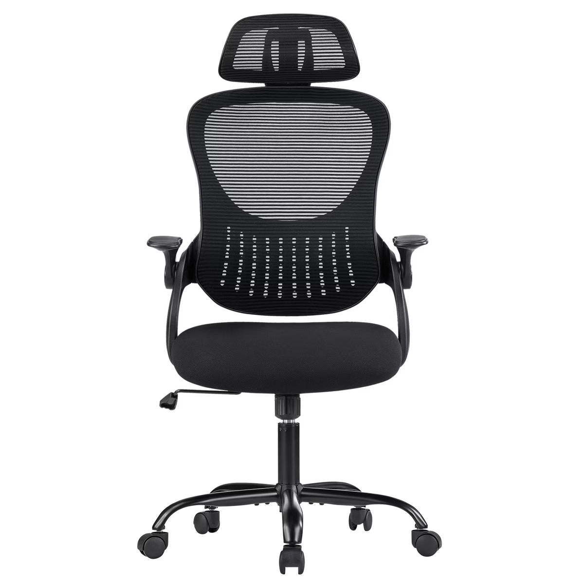 Dovelina Ergonomic Office Chair with Headrest, Adjustable Task Chair with Flip-Up Armrests