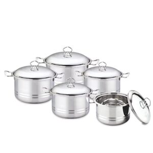 10-Piece Stainless Steel  Set
