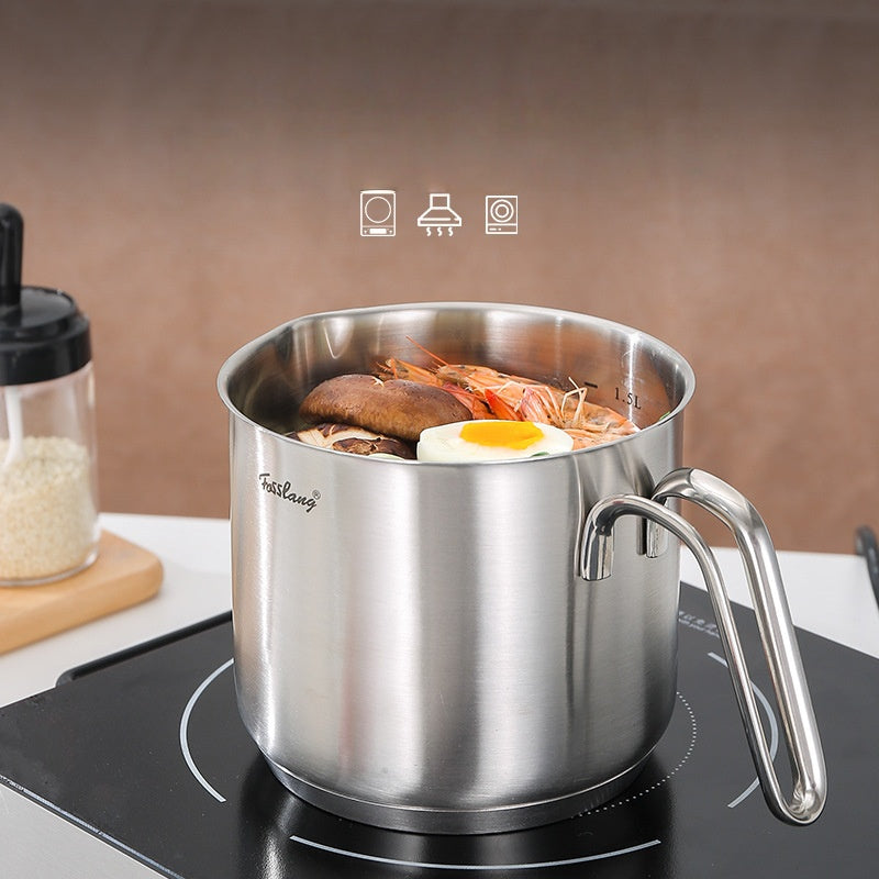 304 Stainless Steel Milk Pot, Baby Food & Soup Cooker - Image 4