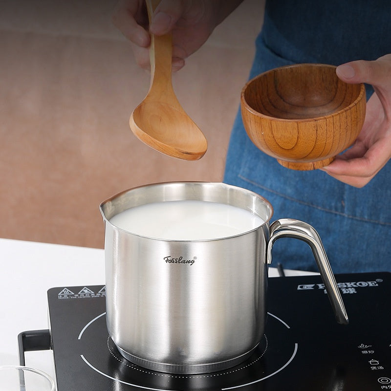 304 Stainless Steel Milk Pot, Baby Food & Soup Cooker - Image 2