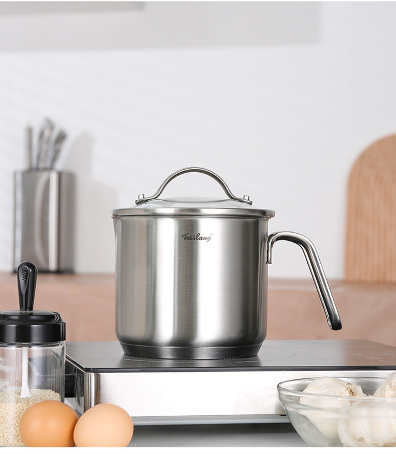 304 Stainless Steel Milk Pot, Baby Food & Soup Cooker - Image 3